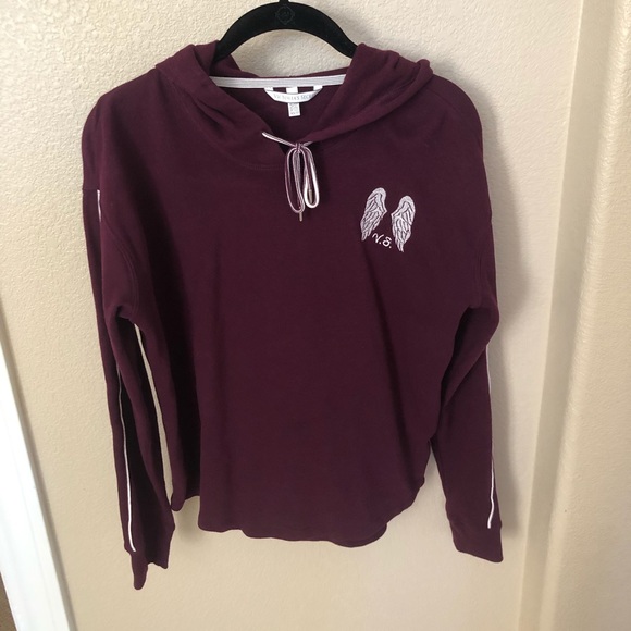 Victoria’s Secret Burgundy Angela Hoodie - Picture 1 of 4